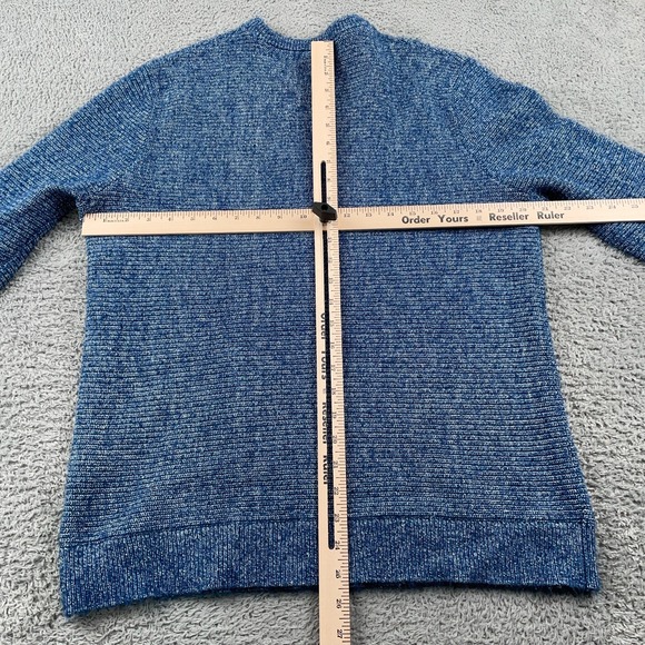 Banana Republic Sweater Mens Large Blue Crewneck Pullover Knit Casual Outdoor - Picture 5 of 10